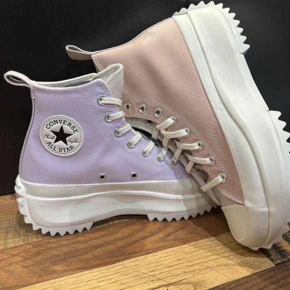 Converse Shoes - CONVERSE Run Star Hike Tri-Panel Pastel Shoes Sneakers Pink Clay A01582C Women’s